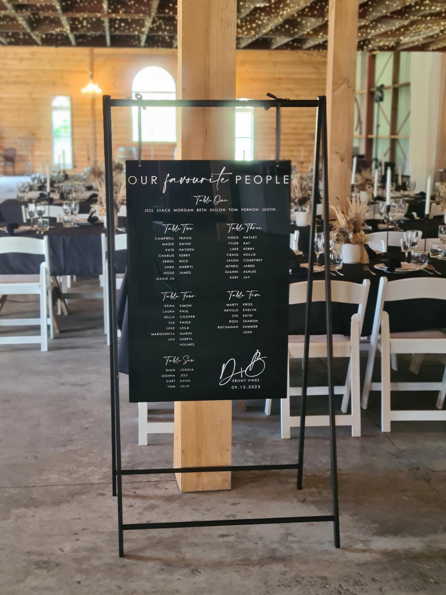 Acrylic & Perspex Signs – Elegant Custom Signage for Weddings & Events