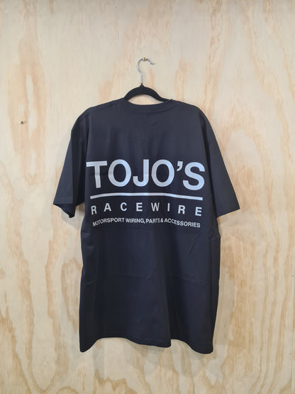 Tojo’s Racewire Tee – Gold / Black / Grey