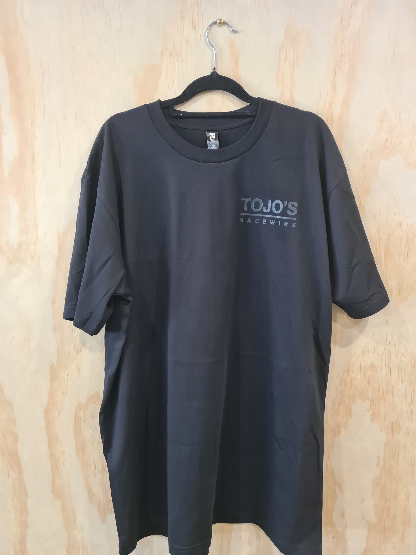 Tojo’s Racewire Tee – Gold / Black / Grey