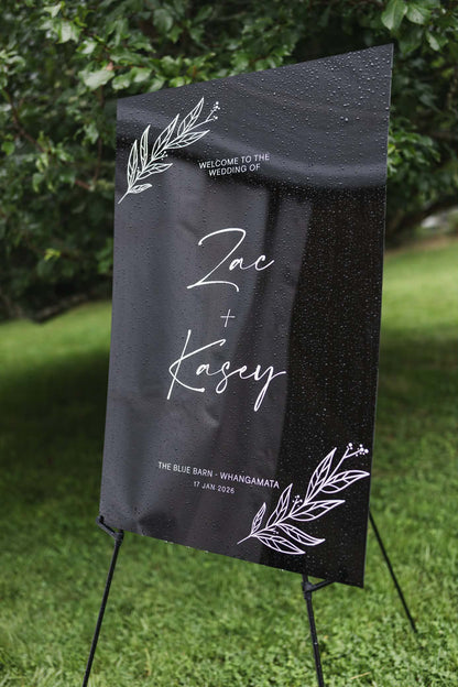 Wedding Welcome Sign – Custom Acrylic Signage to Greet Your Guests in Style