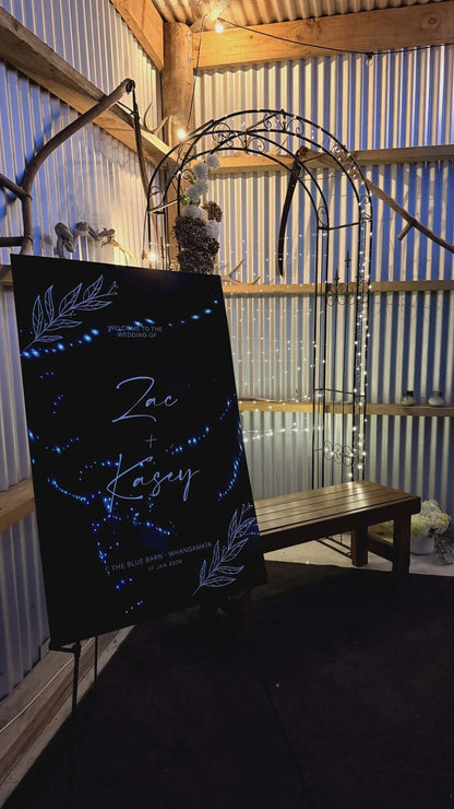 Wedding Welcome Sign – Custom Acrylic Signage to Greet Your Guests in Style