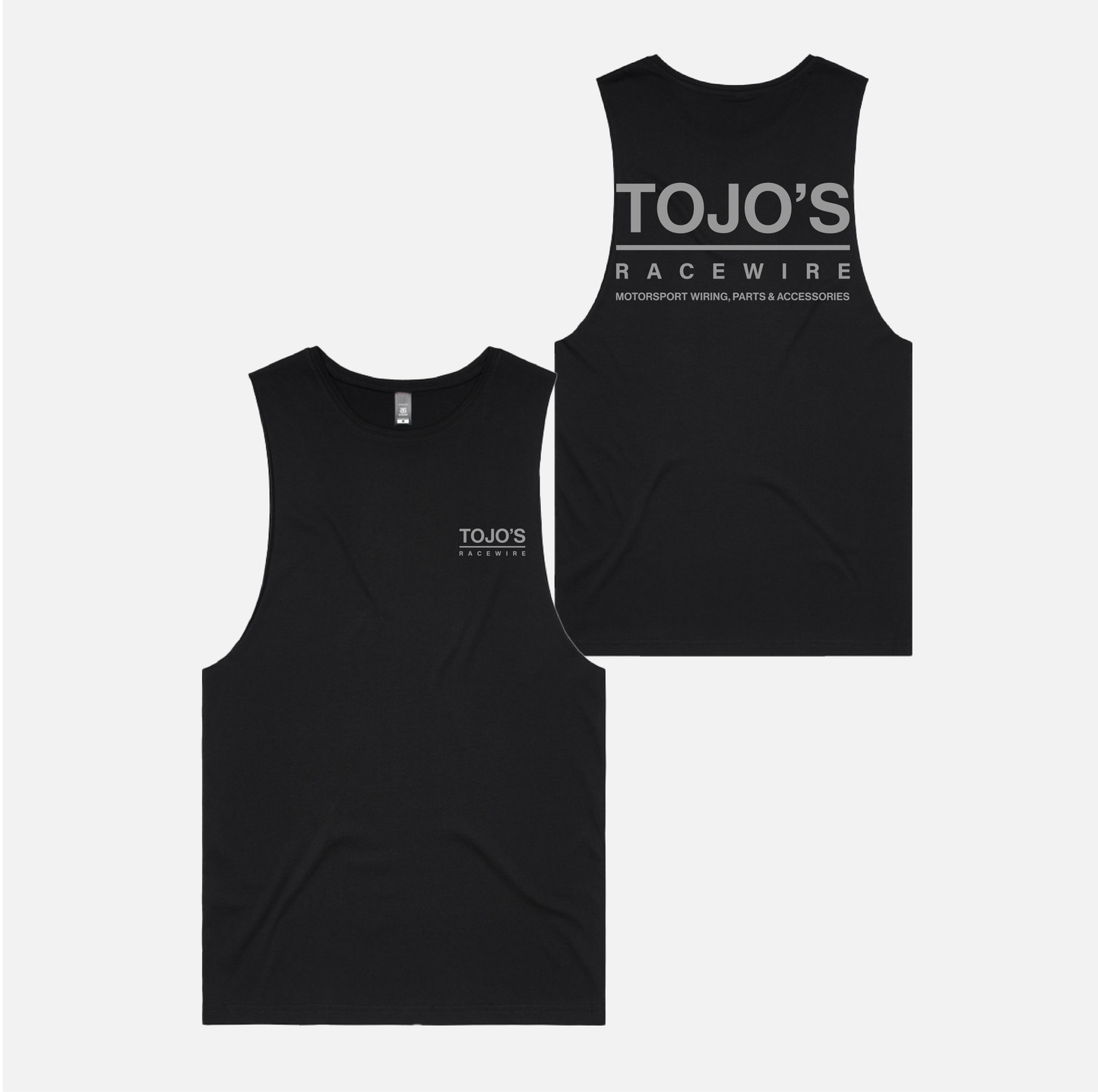 Tojo’s Racewire Tank – Gold / Black / Grey