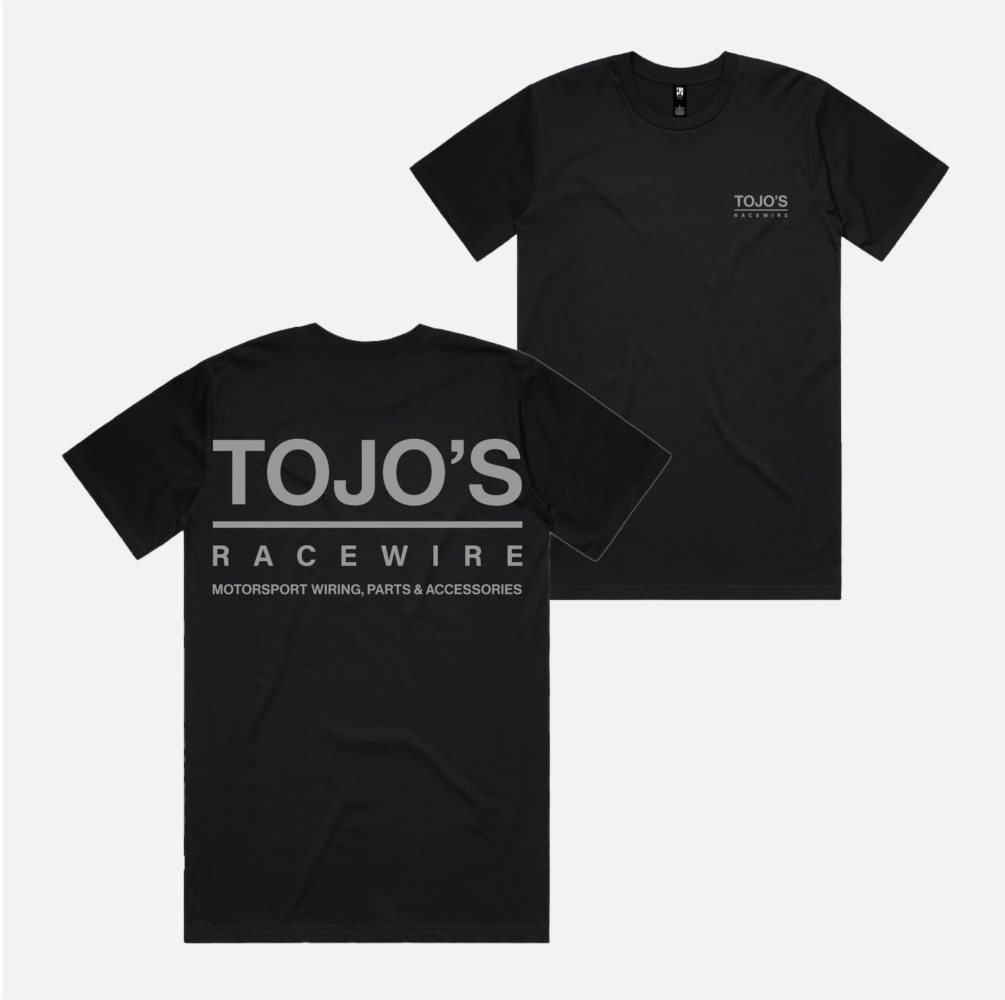 Tojo’s Racewire Tee – Gold / Black / Grey
