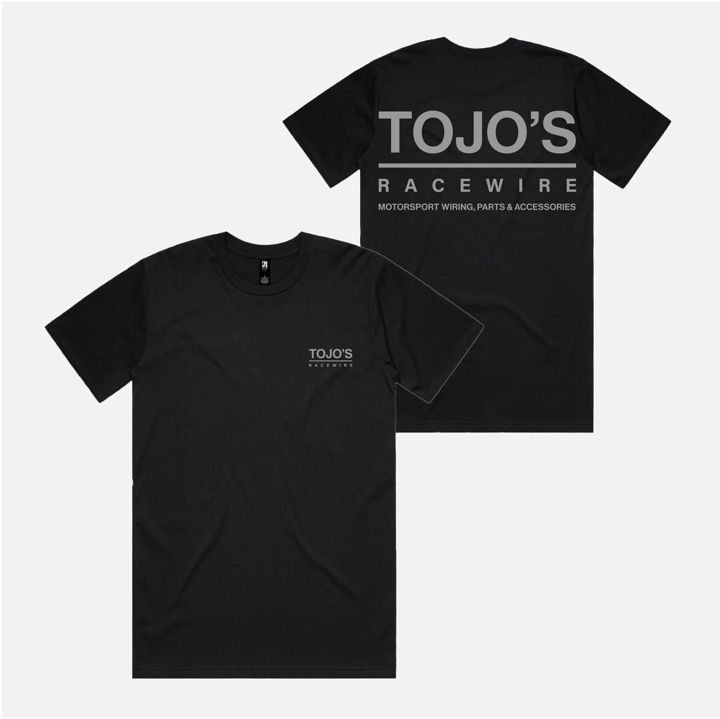Tojo’s Racewire Tee – Gold / Black / Grey