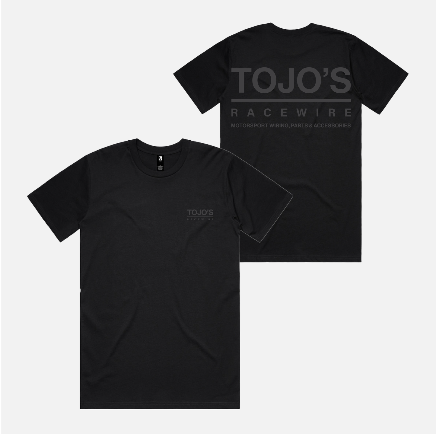 Tojo’s Racewire Tee – Gold / Black / Grey