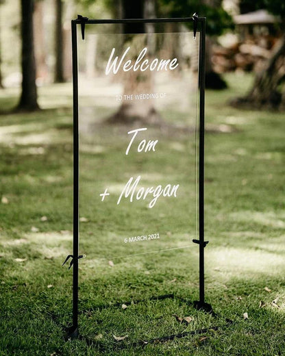 Acrylic & Perspex Signs – Elegant Custom Signage for Weddings & Events