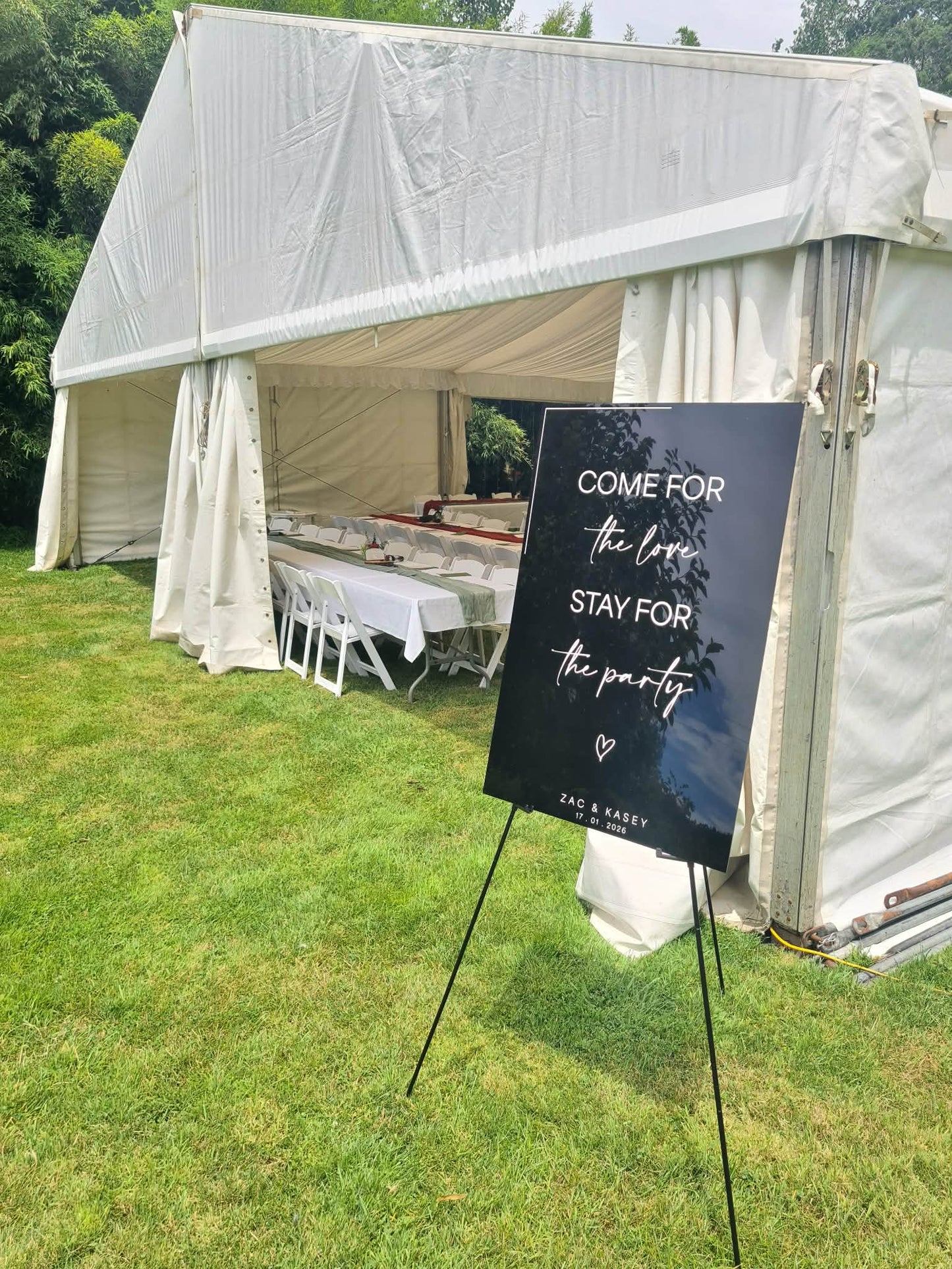 Wedding Quote Sign - Custom